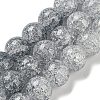Spray Painted Crackle Glass Beads Strands DGLA-C002-10mm-02-3