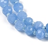 Natural Dyed White Jade Beads Strands G-H057-A22-12-4