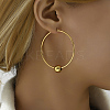 Elegant Geometric 201 Stainless Steel Earrings for Women GZ9243-1