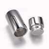 Tarnish Resistant 304 Stainless Steel Bayonet Clasps STAS-O114-031P-D-3