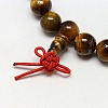 Buddhist Jewelry Mala Beads Bracelets Natural Tiger Eye Stretch Bracelets X-BJEW-M007-8mm-01B-3