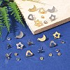 16Pcs 8 Styles 304 Stainless Steel Stud Earring Findings STAS-FS0001-86-8
