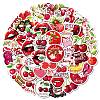 50Pcs Cartoon Cherry Paper Stickers STIC-C012-15-1