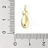 Rack Plating Brass Balloon Letter Pendants KK-C050-01G-I-3