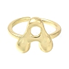 Rack Plating Brass Open Cuff Rings RJEW-S394-01G-A-1