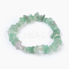 Natural Green Aventurine Beads Stretch Bracelets BJEW-JB03926-08-1