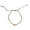 Adjustable Glass Seed Bead Braided Bead Bracelets for Women VT9382-7-1