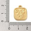 Ion Plating(IP) 304 Stainless Steel Pendants STAS-Q334-24G-3