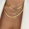 304 Stainless Steel Snake Chain Necklaces for Women WG80FEF-18-2