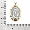 Long-Lasting Plated Brass Pendants KK-Q006-42G-03-3
