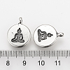 Tibetan Style Alloy Pendants TIBEP-Q078-28AS-NR-3