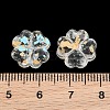 Spray Painted Transparent Acrylic Beads AC-CBAE09B-09-3
