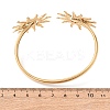 304 Stainless Steel Cuff Bangles for Women BJEW-Z157-01G-01-3