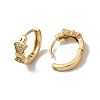 KC Gold Plated Brass Micro Pave Cubic Zirconia Hoop Earring EJEW-L271-01KCG-11-2