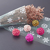 Snowflake Deco Mesh Ribbons OCOR-P010-G11-5