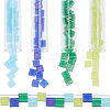 CREATCABIN 200Pcs 4 Colors MIYUKI TILA Beads SEED-CN0001-18-1