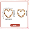 20Pcs Zinc Alloy Rhinestone Spring Gate Rings FIND-SP0004-36LG-2
