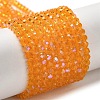 Electroplate Transparent Glass Beads Strands LS-EGLA-A035-T3mm-L05-1