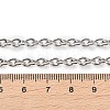 304 Stainless Steel Cable Chain Necklaces for Women Men STAS-M102-69P-5