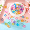 100Pcs Luminous Transparent Resin Cabochons RESI-TAC0011-79-7