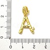 Rack Plating Brass Micro Pave Cubic Zirconia European Dangle Charms KK-L210-015G-A-3