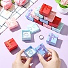 12Pcs Valentines Day Presents Packages Cardboard Ring Boxes CBOX-YW0001-04A-5