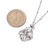 Non-Tarnish 3Pcs 3 Styles 304 Stainless Steel Necklace Makings NJEW-JN04899-01-5