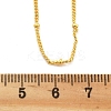 2MM Brass Satellite Chain Necklaces for Women NJEW-D302-49G-4