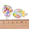 Transparent Resin Imitation Food Cabochons RE-CBA4416-03-3