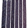 Electroplate Opaque Solid Color Glass Beads Strands EGLA-A044-P4mm-L11-2