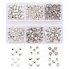 300Pcs 6 Style Tibetan Style Alloy Spacer Beads TIBE-YW0001-24-1