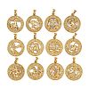 304 Stainless Steel Pendants STAS-C131-03G-1