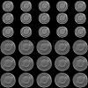 80Pcs 2 Style PVC Anti Slip Pads for Glass Table Top KY-GF0001-46-7
