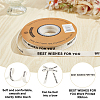 30 Yards Cotton BEST WISHES FOR YOU Word Printed Ribbon OCOR-WH0086-87D-4