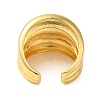 Brass Open Cuff Rings RJEW-A048-09G-3