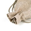 Burlap Packing Pouches Drawstring Bags ABAG-Q050-10x14-01-3