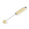 ABS Imitation Pearl & Polymer Clay Pave Rhinestone Touch Screen Stylus AJEW-T013-06I-2