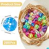 200Pcs Transparent Acrylic Beads FIND-DC0006-48-2