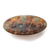 Oval with Word Love Resin Alligator Hair Clips LS-PHAR-D015-01G-1