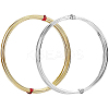 2Pcs 2 Colors Brass Wire FIND-BC0003-77-1