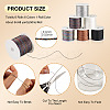 6 Rolls 6 Colors 6-Ply Polyester Metallic Thread OCOR-TA0003-11A-4