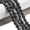 Natural Black Tourmaline Beads Strands G-C179-A20-02-1