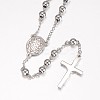 Tarnish Resistant 201 Stainless Steel Necklaces LS-NJEW-K063-03P-3