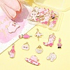 20Pcs 10 Styles Rack Plating Alloy Enamel Pendants ENAM-FS0002-74-8