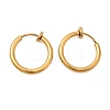 Ion Plating(IP) 304 Stainless Steel Clip-on Earrings EJEW-P232-01G-1