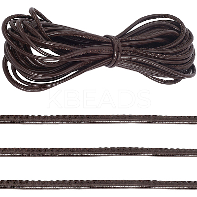 10M Flat PU Leather Cord WL-GF0001-33E-1