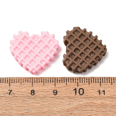 Opaque Resin Imitation Food Cabochons RE-CBA8177-01-1