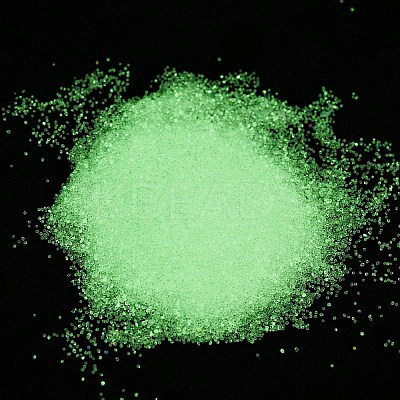 Luminous Glow in the Dark Transparent Mini Glass Round Beads GLAA-F124-A06-1