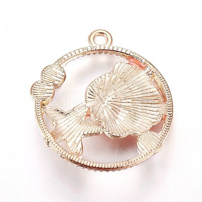 Zinc Alloy Pendants X-ENAM-P164-02C-1