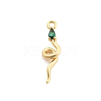 Brass Micro Pave Cubic Zirconia Pendants LS-KK-M321-01E-G03-1